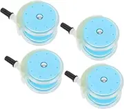 PartyKindom 4pcs Swivel Stroller Wheel Replacement Kit Removable Casters for Smooth Maneuverability Easy Direct Insert Installation Quiet Design for Enhanced Comfort and Usability