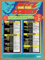1994 Game Genie Buzz Codes Original Advertisement / Retro Wall Art v7