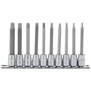 Draper Torx Star Security Socket Bit Set 3/8" Sq Dr 10 Piece 16333