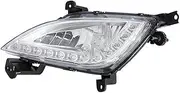 Fog Lights DRL Fog Covers Daytime Running Lights Car Front Bumper Fog Lamp Assembly 12V For Hyundai For Elantra GT For I30 2012 2013 2014 2015 2016 Fog Light Lamp Assembly(2 Covers)