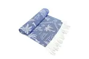 J.Elliot Home Aussie Turkish Towel 90x180cm Dusty Blue & White Home Decor
