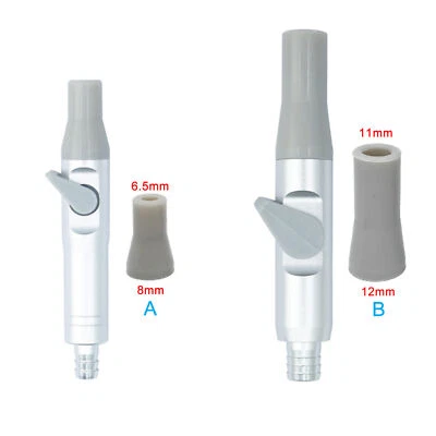 Dental Saliva Ejector Suction Valve High Strong&Short Weak Tip Adaptor HVE/SE