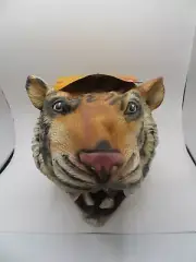 NWT Spooky Village CVS Animal Mask TIGER Around Adult Mask NEW Unused!