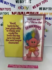 Vintage Playskool Hobnobbins ToyFair Presentation '89 Cousin Bumbley TROLL Plush