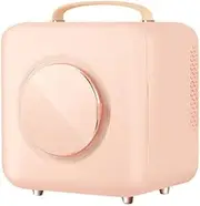 Mini Refrigerator, Portable Beauty Refrigerator, Built-in 9l Capacity with Mask Heating Design, Silent Operation with Led Light, Suitable for Skin Care