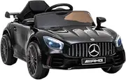 Mercedes Benz Authorised Kids Ride on Car AMG-GTR Black