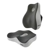 NNEOBA Memory Foam Office Chair Cushion & Lumbar Support Pillow