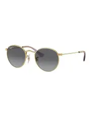 [Ray-Ban] Round Polarised Sunglasses in Gold