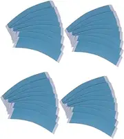 BELLIFFY 2 Packs Invisible Hair Extension Tape Double Sided Sticky Adhesive for Women Blue