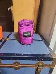 Purple Nylon Portable Hammock with tree straps