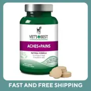 Vet's Best Aches+Pains Dog Supplement Vet Formulated Discomfort 50 Tablets AUS