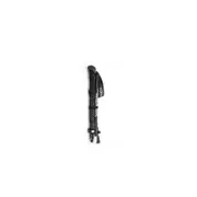 33cm 5-section Outdoor Folding Trekking Pole Aluminum Alloy Folding Stick Multifunctional Walking Stick Cane-Black
