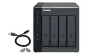 QNAP TR-004, 4 BAY DAS(NO DISK) HARDWARE RAID EXPANSION FOR WIN,MAC,LINUX DEVICE, TWR, 2YR
