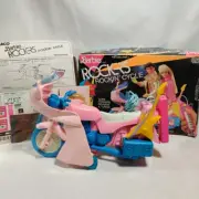 BARBIE & THE ROCKERS ROCKIN ’ CYCLE COMPLETE W/UNUSED STICKERS ARCO MATTEL 1987