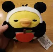 Rilakkuma Panda Kiiroitori with Apple plush San-X round1 GS9828
