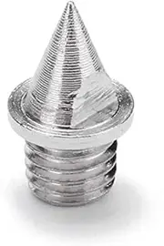 POFET 50pcs Stainless Steel Spikes with Spike Wrench, 0.25" Length Track and Cross Country Spikes Shoe Replacement Spikes for Sprint Sports Short Running Shoes, Silver Color