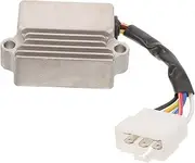 LIFKOME Motorcycle Regulator Rectifier Replacement Bm100 Compatible Voltage Stabilizer for