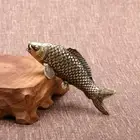 Feng Shui Feng Shui Fish Ornaments Brass Brass Fish Statue Antique Home Decor