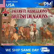 Red Box 72139 Jacobite Rebellion. British dragoons 1745 model scale 1/72
