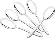 Gloreen Stainless Steel Table Serving Spoons 8 Pieces, 9.6 Inches Buffet Serving Spoons