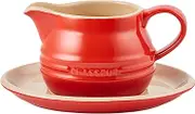 Chasseur 19330 La Cuisson Gravy Boat and Saucer, 450 ml Capacity, Red
