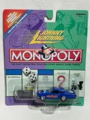 Johnny Lightning 2000 Monopoly Park Place Pontiac Tempest, Blue, 1/64