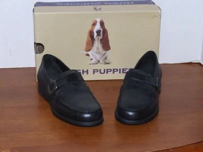 Hush Puppies Lander Casual Brown or Black Leather Shoes