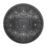 6 Inch Steel Tongue Drum 11 Notes Handpan Drum with Drum Mallet Finger S8A7