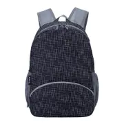 20L Oxford Foldable Backpack 14inch Laptop Backpack Ultralight Waterproof School Bag Outdoor Camping Travel BLACK COLOR