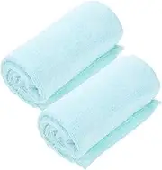 COSMEVIVI 2pcs Cotton Facial Towels Quick Drying Soft Highly Absorbent Bath Towels for Home Use for Daily Routine Spa Hotel Use Present Option
