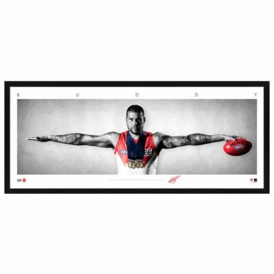 LANCE FRANKLIN SYDNEY SWANS SIGNED FRAMED POSTER PARKER KENNEDY AFL MEMORABILIA
