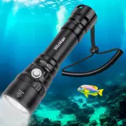 WK20S Scuba Diving Flashlight - 2000 Lumen Super Bright Dive Light,90CRI 5000...