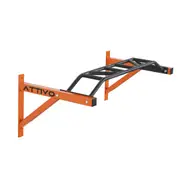 ATTIVO Pull Up Bar Wall Mounted Chin Up Bar Wall Mount Multifunctional Pull Up Bar for Indoor Home Gym Workout,Power Tower Set Training Equipment