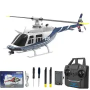 Remote Control Helicopter, 1:33 Scale Bell206 Helicopter 2.4G 4CH RTF Single Pro
