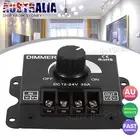 30A 12V-24V Metal LED Switch Dimmer Controller Manual Operation for Strip Light