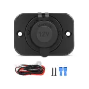 Cigarette lighter socket Automobile marine motorcycle socket 12V waterproof plug