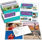 Stages Learning SLM011 Materials Language Builder Verb Flash Cards Photo Vocabulary Autism Learning Products for Aba Therapy & Speech Articulation