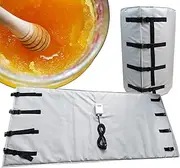 200L Honey Barrel Heater 2300W Honey Drum Heater with Temperature Controller 0~150℃, Waterproof Insulation Materials for Winter Thermal Blanket,Grey