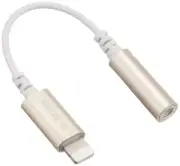 ELECOM Audio Adapter Conversion Cable [Lightning & 3.5mm] Earphone 4 Pole (Suppo