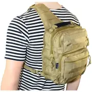 Tactical Shoulder Bag Coyote MOLLE Military Army Holdall Rucksack Backpack