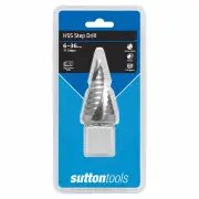 Sutton D50463611 - Spiral Flute HSS Step Drill 11 Step 6-36mm