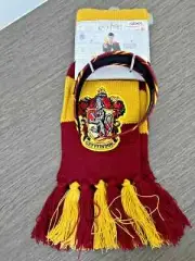 Rubie's Gryffindor Headband & Scarf Set Harry Potter wizarding world BNWT