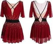 [Zagitova] Women's Ice Skating Dress Rhythmic Competition Artistic Costumes Handmade Ice Skate Clothes for Competition