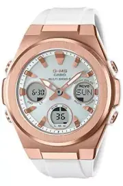 CASIO Watch BABY-G Radio Solar MSG-W600G-7AJF Ladies White Analog & Digital NEW