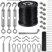 Bestnewll String Lights Hanging Kit, Globe String Lights Suspension Kit Outdoor