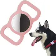 Case for Airtag GPS Tracker for Dog Cat Collar Accessories-Pink