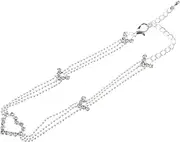 WESIEVYA Elegant Titanium Steel Ankle Chain Foot Bracelet for Women Versatile Foot Chain Ankle Bracelet for Daily Occasions