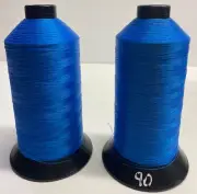 Tex 90 Polyester Thread Sol-Blue (Torquise) Bonded NOT Full Roll American Efird