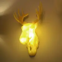 在飛比找松果購物優惠-18PARK-麋鹿頭壁燈 [全電壓,白色] (10折)