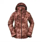 NEW Volcom Women's XS Kimball Snowboard SKI SNOW Ski Jacket PINK SALT WASH RED